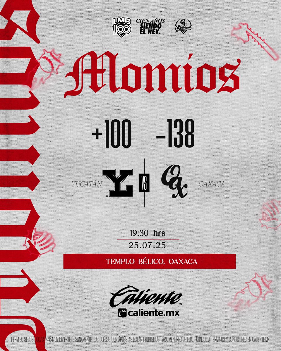 GuerrerosOax's tweet image. Momios de hoy 🤜🏼🤛🏼
Apuesta aquí: sports.caliente.mx/es_MX/t/32354/…
#SomosGuerreros ⚔️