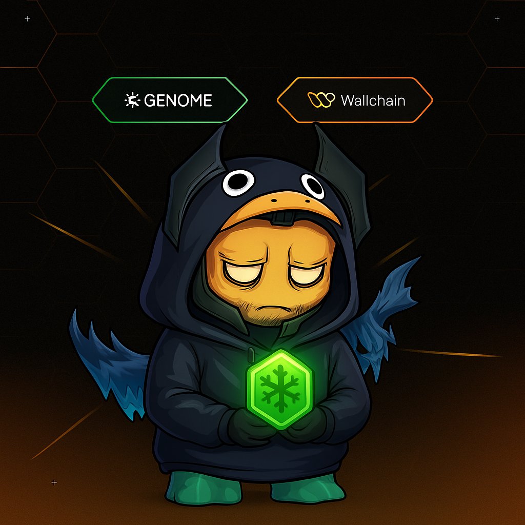 cryptoallstar's tweet image. Inteligant V2 is coming! @genome_protocol are cooking and @JasoNFT_'s AI agent looks badass. I wonder what mine will look like, maybe this?
Gated smart follower entry powered by Wallchain, 3 invites each. We're going to find out what X score is needed to be a smart follower!…
