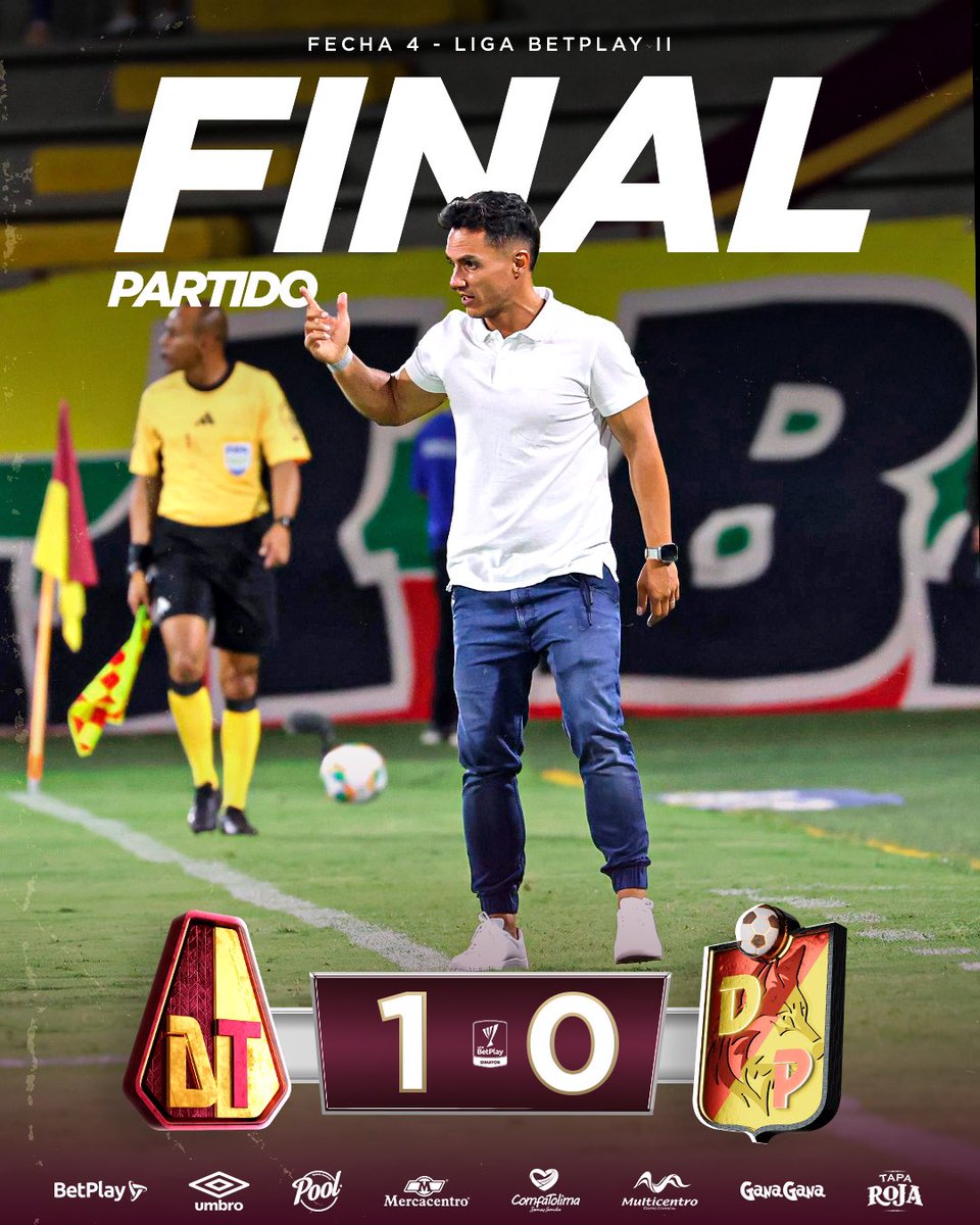 cdtolima's tweet image. 95’ ⏱️ ¡LO GANAMOS, PIJAOS!
| Deportes Tolima 1-0 Deportivo Pereira |
