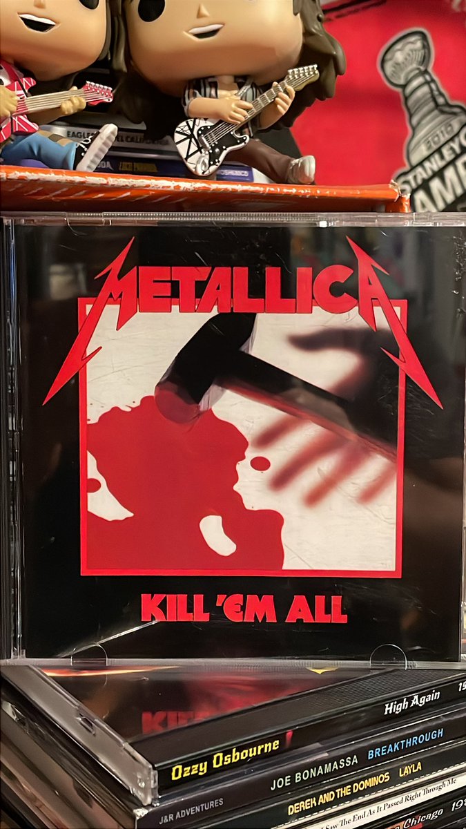 HiStickMick's tweet image. #NowPlaying   Metallica 
“Kill ‘em All”
Album released #OTD 7/25/1983
@Metallica