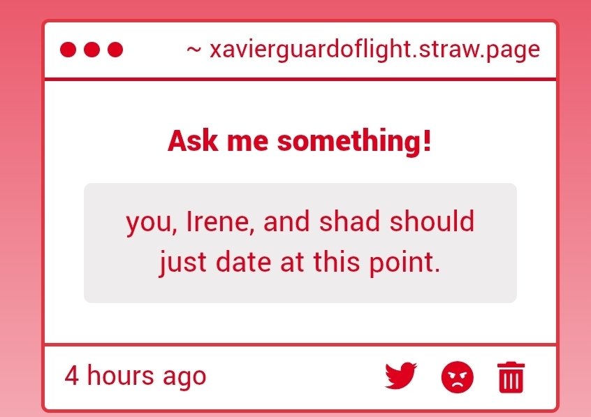 GaurdofIrene's tweet image. Shad would never agree to that