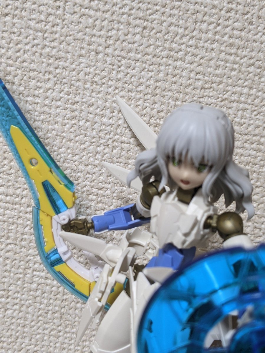 Rmajilow3's tweet image. セイントヴァルキリーさんに聖剣デラックスカリバーを装備させたよ(⁠・⁠∀⁠・⁠)  #30MS #30MM #30ML