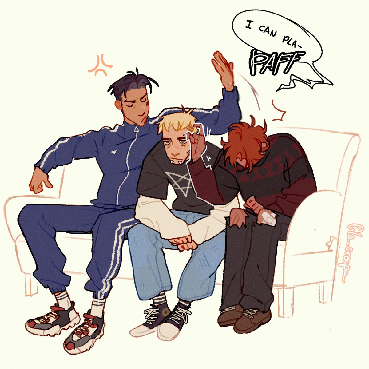 la_crospa's tweet photo. he can't keep his ass still #aftg #aftgfanart #kevinday #andreil 

one of my fav scenes from tkm https://t.co/nebvdXaBPD