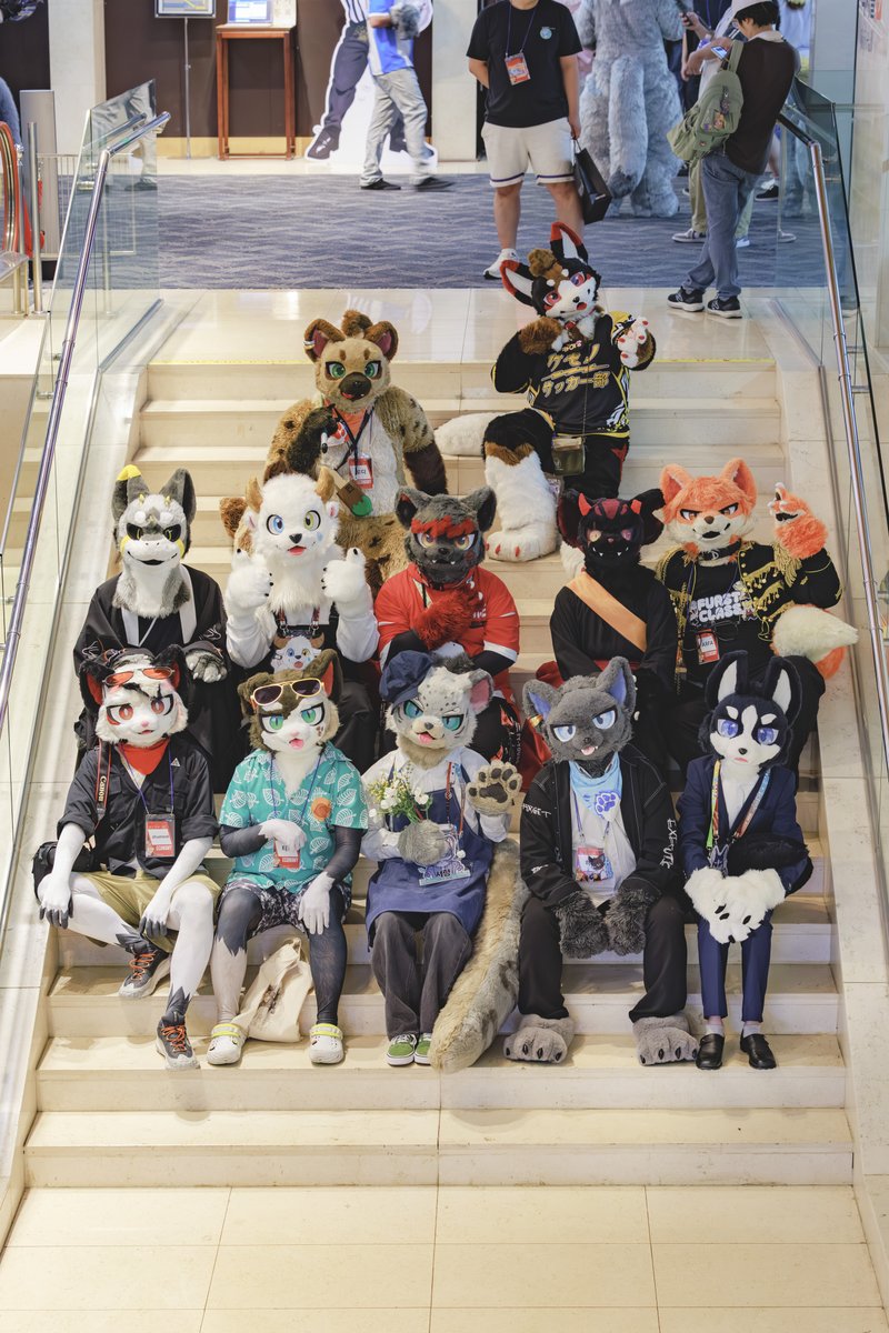 Ront_fur's tweet image. #FURSTCLASS
행사장에 계시던 비나리 분들을 모아서 찍어봤어요!
갑자기 끌고 우르르 모였는데 사진 찍어주신 오버킬님 감사합니다! 🥰

사실 더 계셨는데, 미리 공지 없이 근처에 비나리가 많네?? 우르르 모인거라, 오셨는데 함께 자리하지 못한 분들 죄송해요. 흑흑