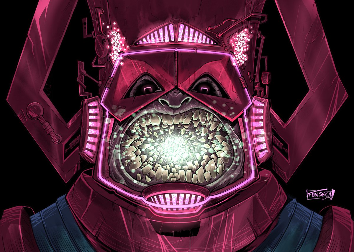 GFonseca_art's tweet image. Galactus and Mole-man