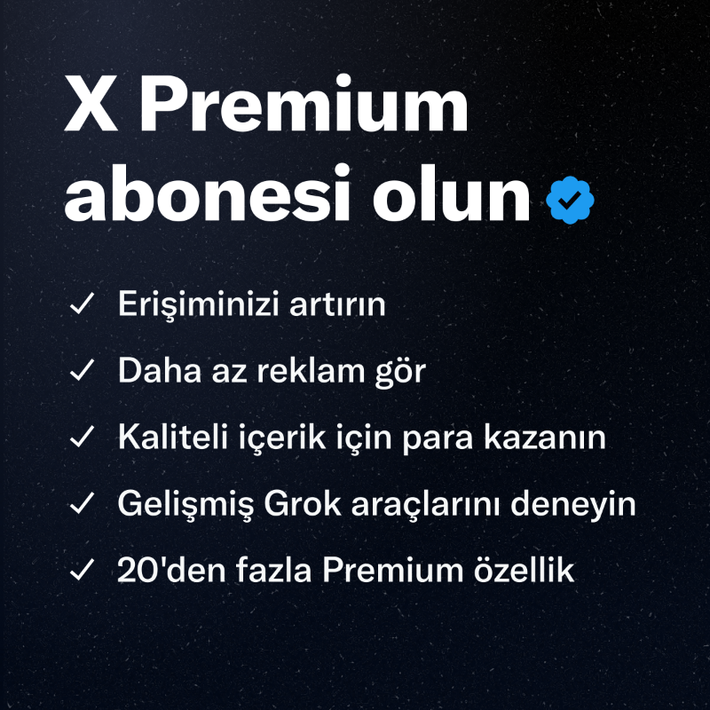 premium's tweet photo. X'teki en iyi deneyim.
