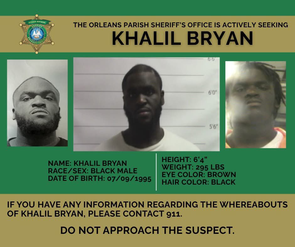 tecas2000's tweet image. Khalil Bryan, a 30-year-old inmate, was mistakenly released from the Orleans Justice Center in New Orleans, Louisiana, due to a clerical error involving the misidentification of Bryan with another inmate who had a similar last name.
Bryan was being held on multiple charges,…