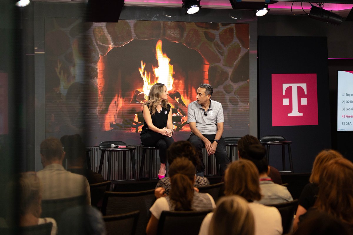 Callie Field (@calliefield) on Twitter photo The theme for our <a href="/TMobileBusiness/">T-Mobile Business</a> All Hands today can be captured in one word: Winning.
This morning, we celebrated our most recent wins: the launch of T-Satellite, which covers more than 500,000 square miles of mobile dead zones in the U.S., and our best-ever Q2.
We’re The theme for our <a href="/TMobileBusiness/">T-Mobile Business</a> All Hands today can be captured in one word: Winning.
This morning, we celebrated our most recent wins: the launch of T-Satellite, which covers more than 500,000 square miles of mobile dead zones in the U.S., and our best-ever Q2.
We’re