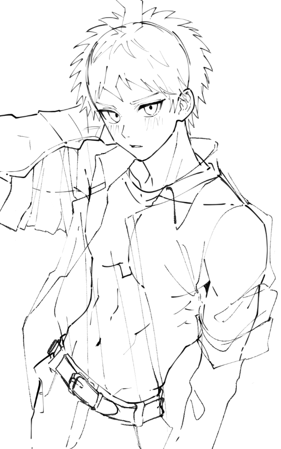 息抜きに日向君落描き