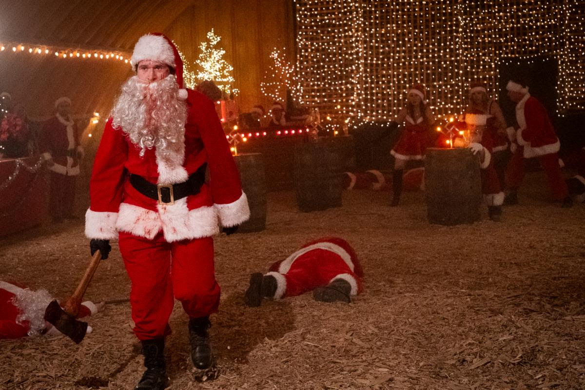 TravisNyquill's tweet image. Santa’s back—and bloodier than ever. Silent Night, Deadly Night reboot drops brutal teaser at SDCC. In theaters Dec 12. 🎅🔪 #SDCC #SilentNightDeadlyNight #HolidayHorror wix.to/5WUgeiq