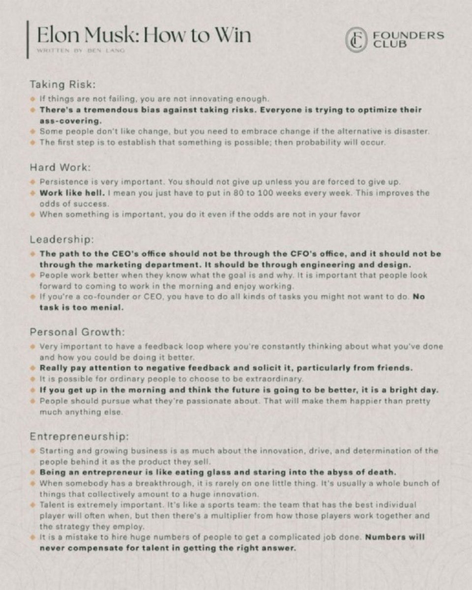Elon literally turned ‘move fast and break things’ into a mog/acc doctrine for conquering the world.