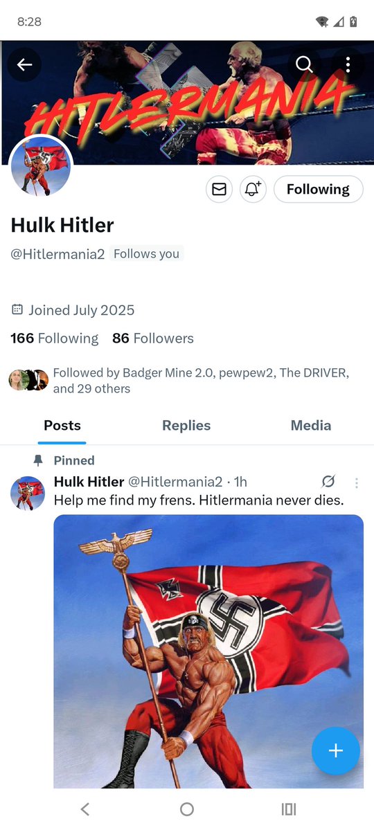 DROOG87155134's tweet image. Help @Hitlermania2 find his frens.