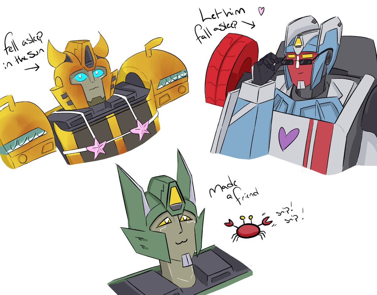 yellow_birb's tweet image. Breakbee Beach Episode Part 2: Electric Boogaloo
sunburnt bumblebee my beloved 💚
#Transformers #tfoc