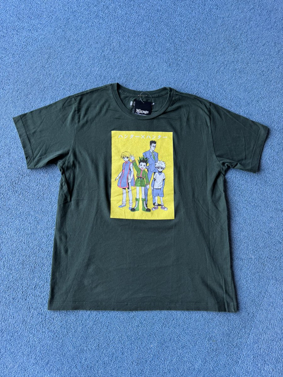 mirage029's tweet image. .
.
" HUNTER×HUNTER " ❤️🔥
.
キャラTシャツも色々入ってます⚡️
.
大洗シーサイドステーション2階
Mirage
.
#茨城 #大洗 #古着屋
#大洗シーサイドステーション
#hunterhunter #anime #tee