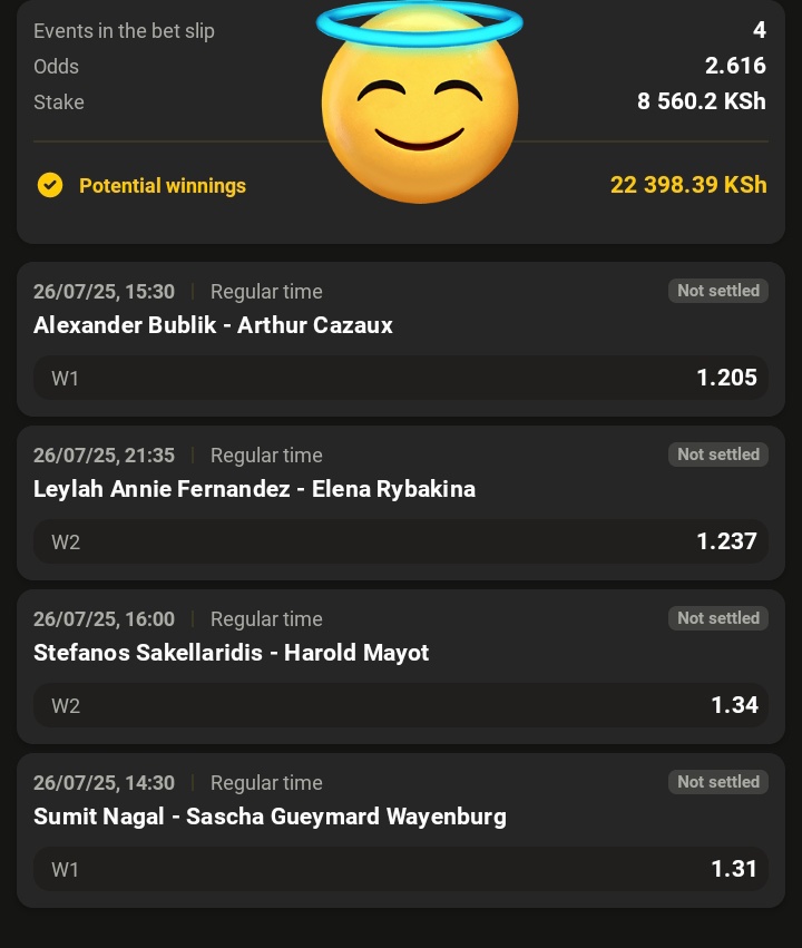 Trivela_8's tweet image. 💥Here we go,
Afropari Tennis 🏓 Breakfast slip onnit
Registration link
tinyurl.com/ykuh6hwd
📢Promo code - VELA8
Betslip code: CQ27F
Let's grab 🔥🔥
Gaucho Ruben Amorim Elder #ImminenceOfMessiah #FreeMwambiliMwagodi #GloriousEndMission Sifuna Morara