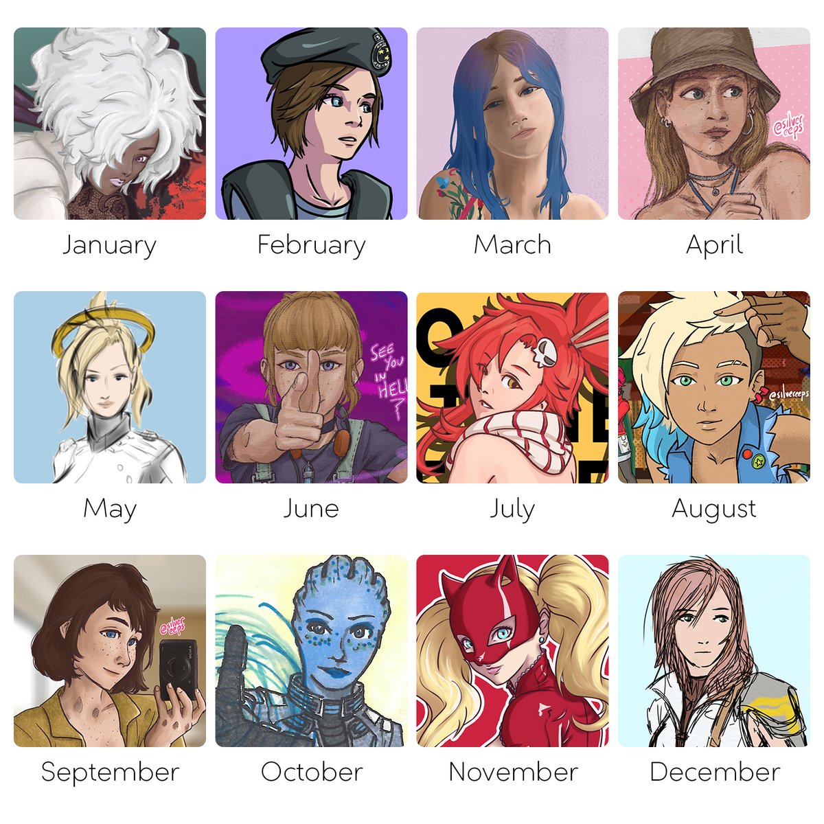 silverEEPS's tweet image. your birth month = my fave character!!!
But it's characters I've drawn :D