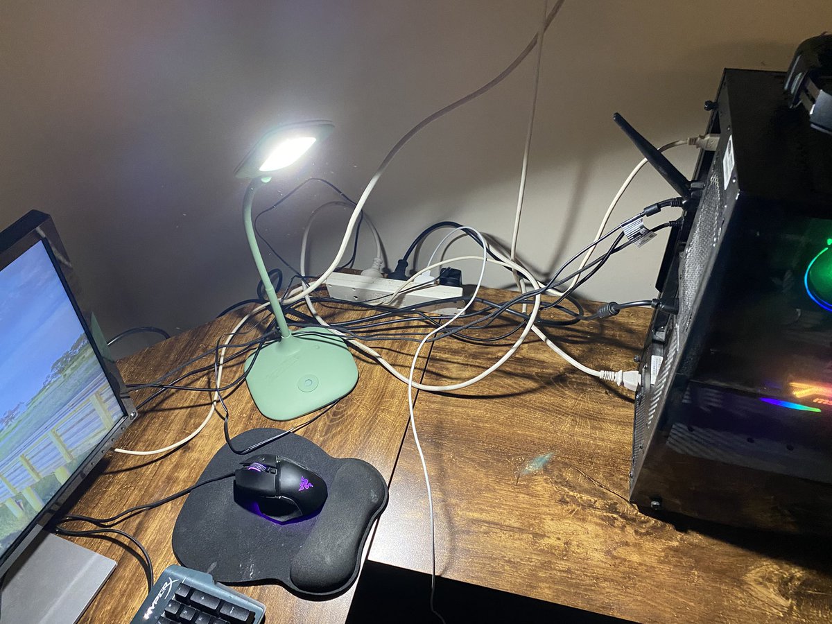 Biblically accurate cable management