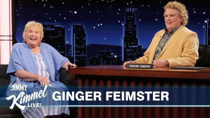 thetonyisabella's tweet image. THINGS THAT MAKE ME HAPPY: Jimmy Kimmel Live With Fortune Feimster as host. Her guests were her Fubar co-star Arnold Schwarzenegger and her mom Ginny. So much authentic positive energy between them. These are the real Americans, not the MAGA cultists. 7-26-25.