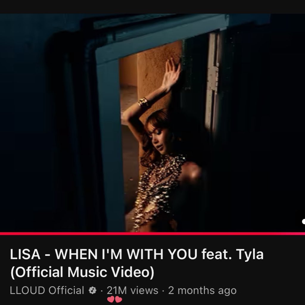 LisaRadio's tweet image. #LISA’s #ROCKSTAR M/V is on fire! 🔥
“ROCKSTAR” M/V racked up its last 22M views faster than “When I’m With You” M/V hit 21M total, soaring to 322M views since WIWY’s release! 🌟
#LISAxROCKSTAR
@wearelloud @RCARecords