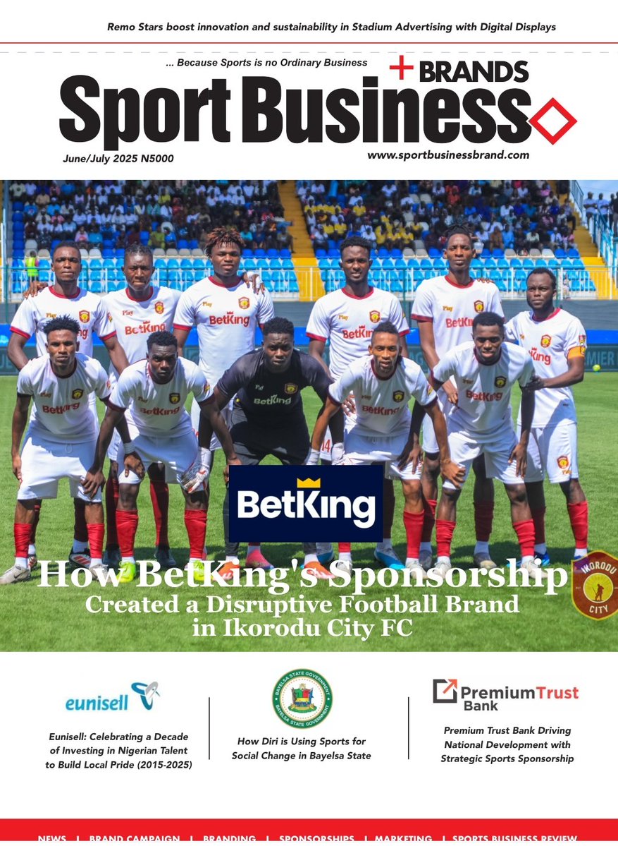 ojeksaikhoje's tweet image. Now Out!
Subscription available.
Slide into DM for more information on how to get the #Digital copy.
#sportbusiness
#sportsbiz
#footballsponsorship
#JJBallx
#WAFCON2024
#SoarSuperFalcons
#premiumtrustbank