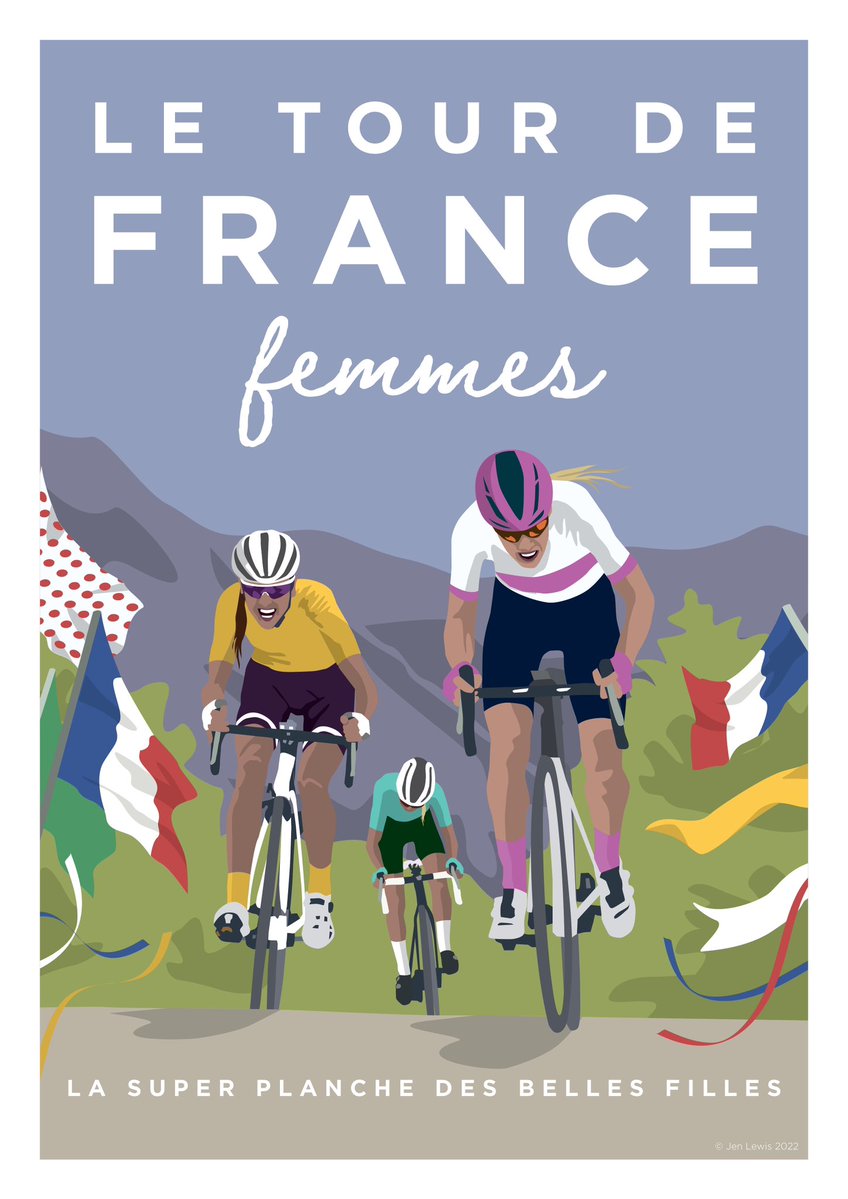 Jenlewis20's tweet image. We are nearing the end of the menโs Tour de France but all is not lost, because today we see the start of the womenโs race ๐๐ด๐ปโโ๏ธ๐ซ๐ทso be sure to watch the femmes!
#TDFF2025 #WatchTheFemmes
jenscyclingart.etsy.com