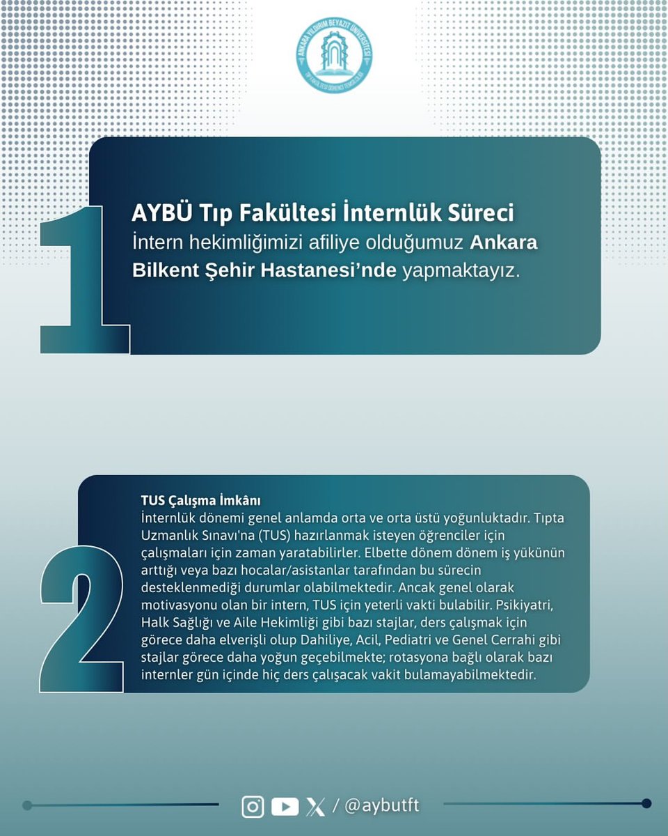AYBÜ TIP FAKÜLTESİ tweet media