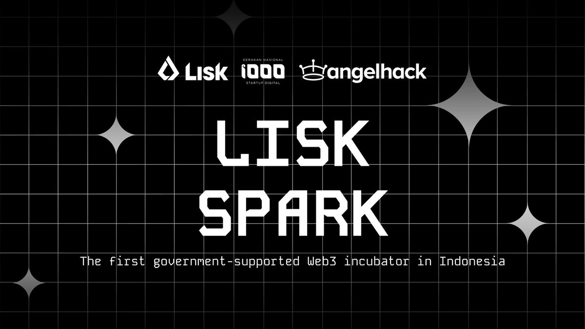 LiskSEA's tweet image. We couldn't be more proud to co-host the first government-supported Web3 incubator in Indonesia 🇮🇩 together with @AngelHack
Lisk Spark is an 8-week Web3 incubator that also acts as a launchpad that brings together innovators, entrepreneurs, and developers to build groundbreaking…