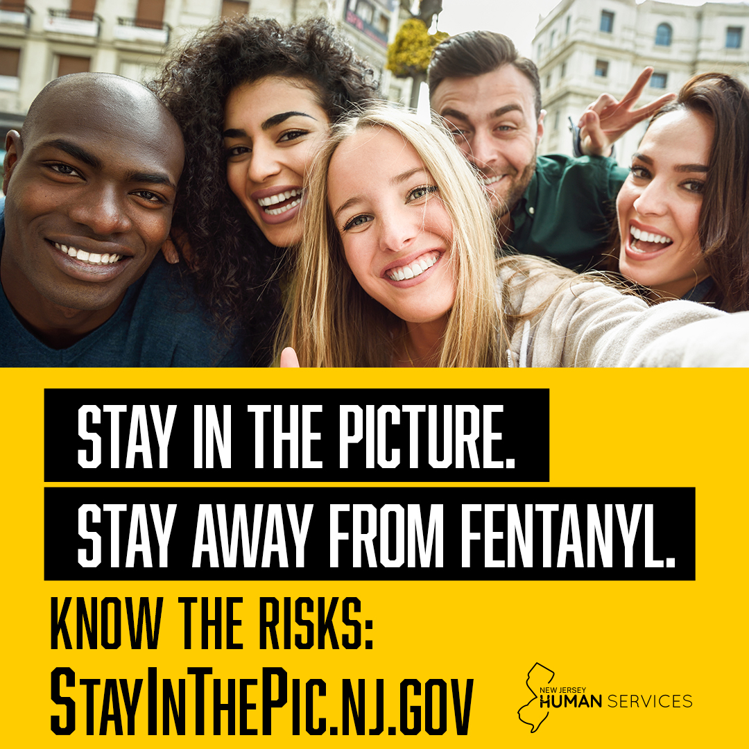 NJDHS's tweet image. Even the smallest amount of fentanyl can be fatal. Check out stayinthepic.nj.gov and learn the dangers and risks of this lethal drug.