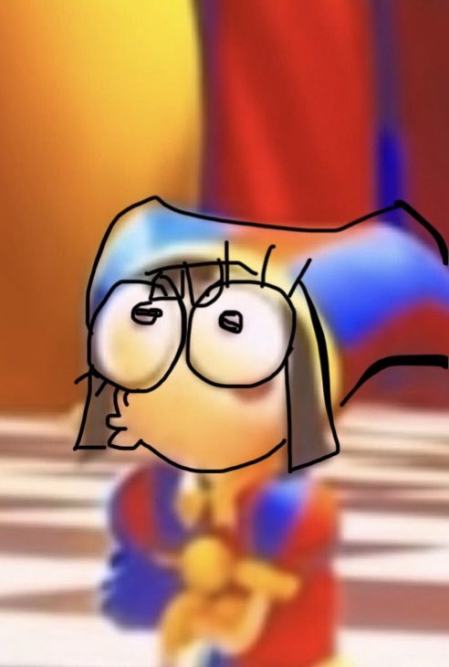 I know it’s just the quality but I keep seeing this as