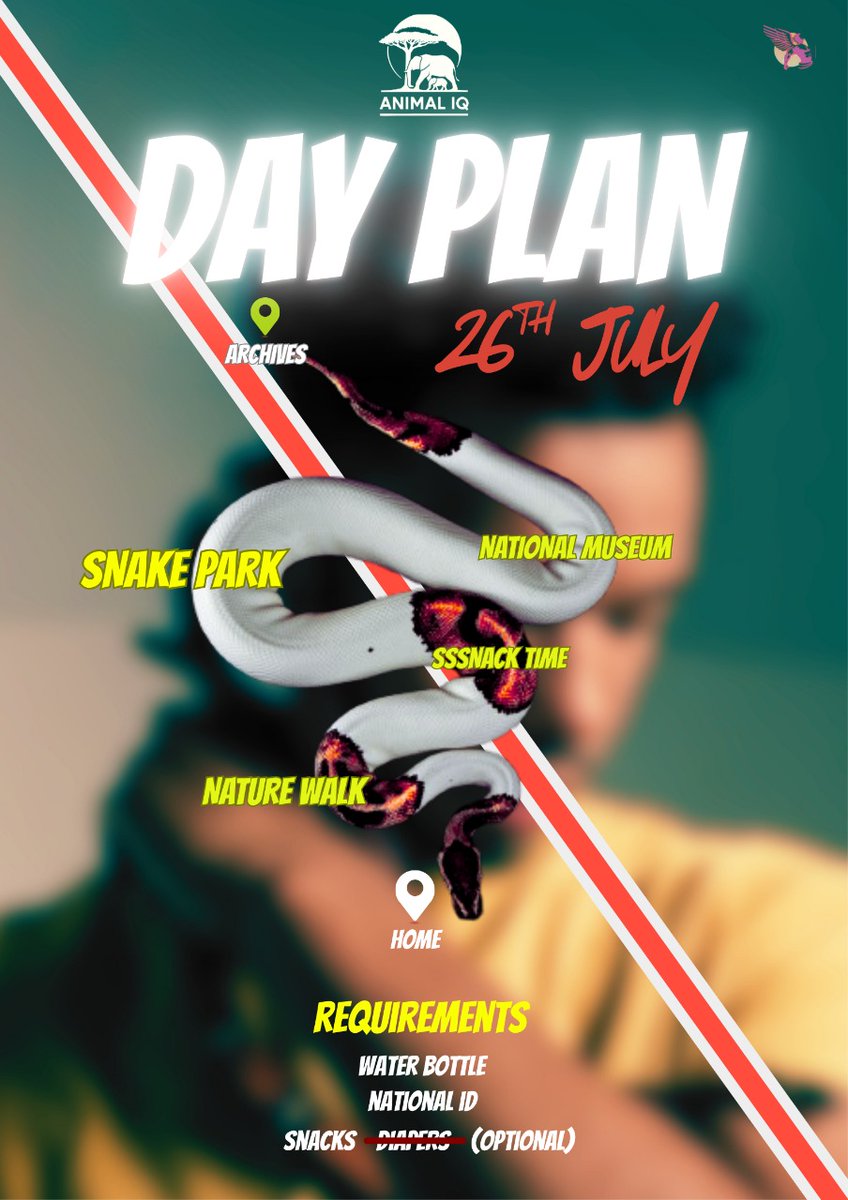 btcnairobi's tweet image. 🟢Join us today for the Snake Park visit powered by coinos.io/AnimaliQ You'll get to learn about and even pet some snakes. You'll realize they're actually cute and magnificent creatures!🤗💚
#HangoutSaturdays