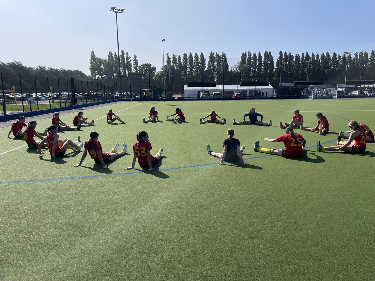First day of the TA Cup for the girls - a good warm up and stretch led to a fantastic win 4:3, coming back from 3:1 down with 9 mins to go - FABULOUS <a href="/MrCricketHockey/">MRCricketHockey</a> <a href="/cchcuk/">Cambridge City Hockey Club</a> <a href="/cchcyouth/">CambridgeCityHCYouthSection</a>