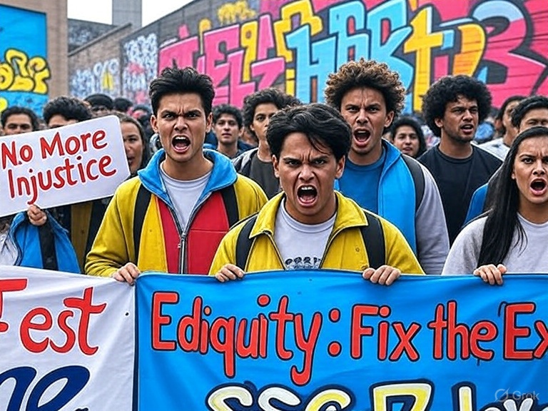 Shashikantdhav5's tweet image. Eduquity Career Tech, 2000, faces backlash for exam mismanagement—leaks, cheating in 2020, 2022 MP TET/patwari, 2023 MH MBA exams. CBI FIR (2016), blacklisted by ONGC/NTA (2019), yet wins contracts. Students demand accountability!
CHOR COMPANY ISE HATAO SSC
#SSCVendorFailure