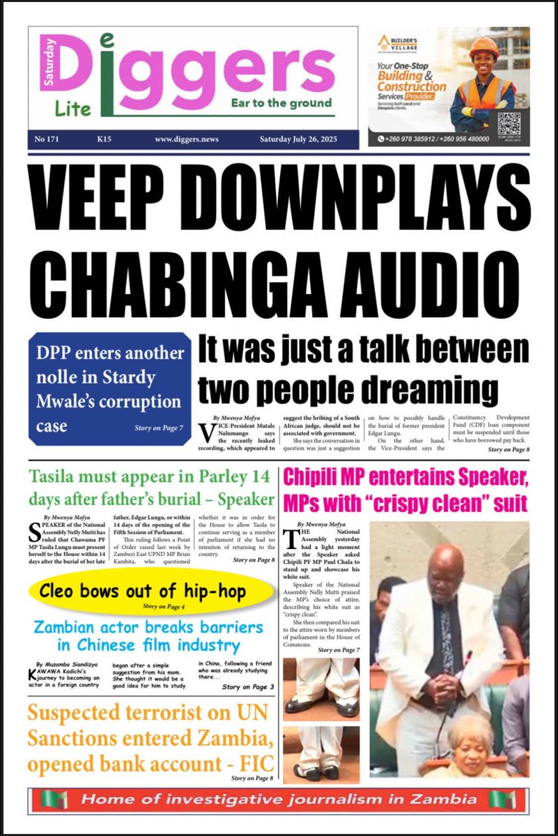 ChabzOfficial's tweet image. Ba @HHichilema why aren't you firing your minister on that audio?