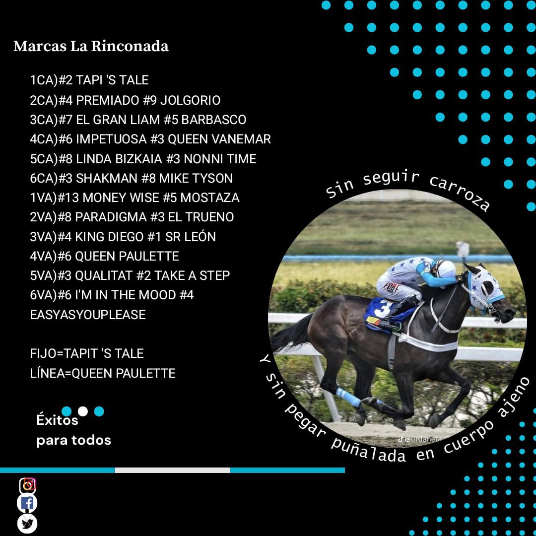 Fernando Diaz (@arolladorhipico) on Twitter photo AQUÍ LES COMPARTO LA GRAN INFORMACIÓN DE MI AMIGO <a href="/mastercoita/">MÁSTERCOITA</a> A LIGAR MI HERMANO SIN DAR VENTAJAS SIN MIEDO AL ÉXITO Y EN BUSCÁ DE LOS 6 DE LA FAMA AQUÍ LES COMPARTO LA GRAN INFORMACIÓN DE MI AMIGO <a href="/mastercoita/">MÁSTERCOITA</a> A LIGAR MI HERMANO SIN DAR VENTAJAS SIN MIEDO AL ÉXITO Y EN BUSCÁ DE LOS 6 DE LA FAMA