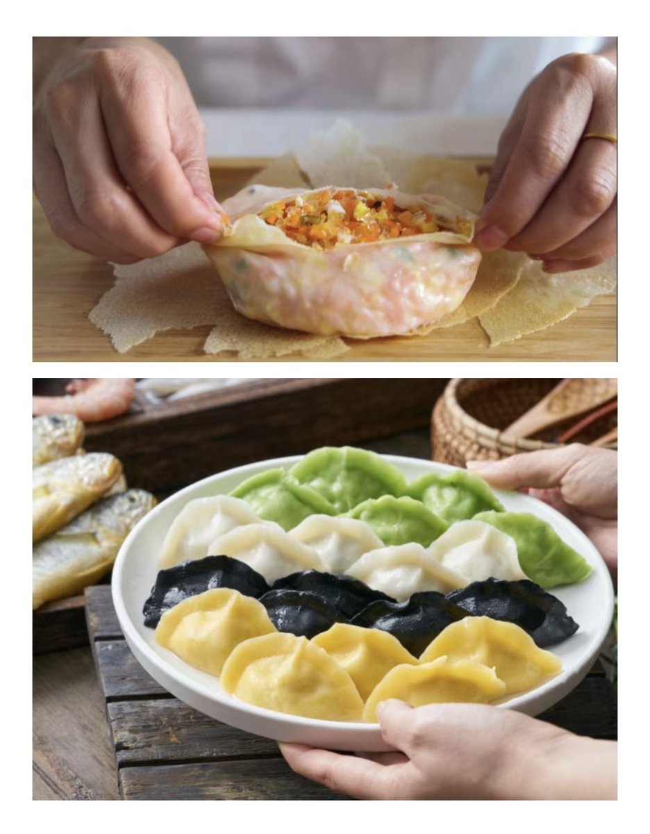 yugaoxin11's tweet image. 邹平纸皮包子的皮要擀得薄透，是功夫；烟台龙口排骨包的排骨要炖得酥烂，是耐心；胶东鲅鱼水饺的鱼泥要剁得细腻，是对鲜味的执着。