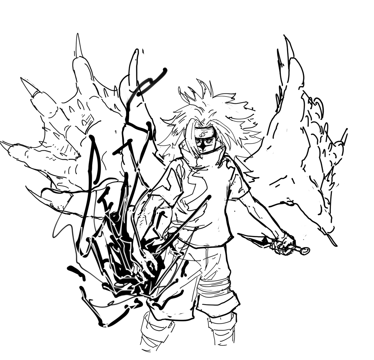 ArtDedazz's tweet image. been watchin naruto recently, p cool