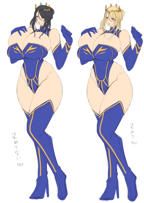 最近描いてるマッマにコスプレさせてみた🤤 