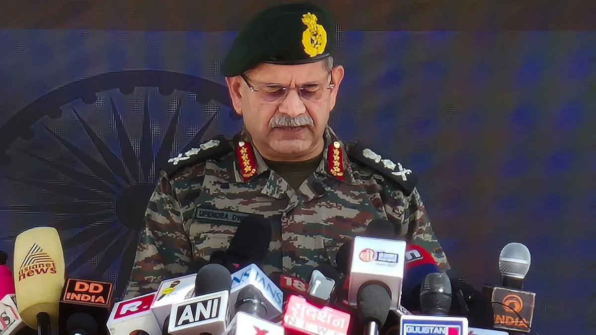 thenewsdrum's tweet image. Operation Sindoor strikes sent clear message to Pakistan: Army chief Upendra Dwivedi
newsdrum.in/national/opera…
#UpendraDwivedi #KargilVijayDiwas #OperationSindoor #IndiaPakistanWar #IndianArmy