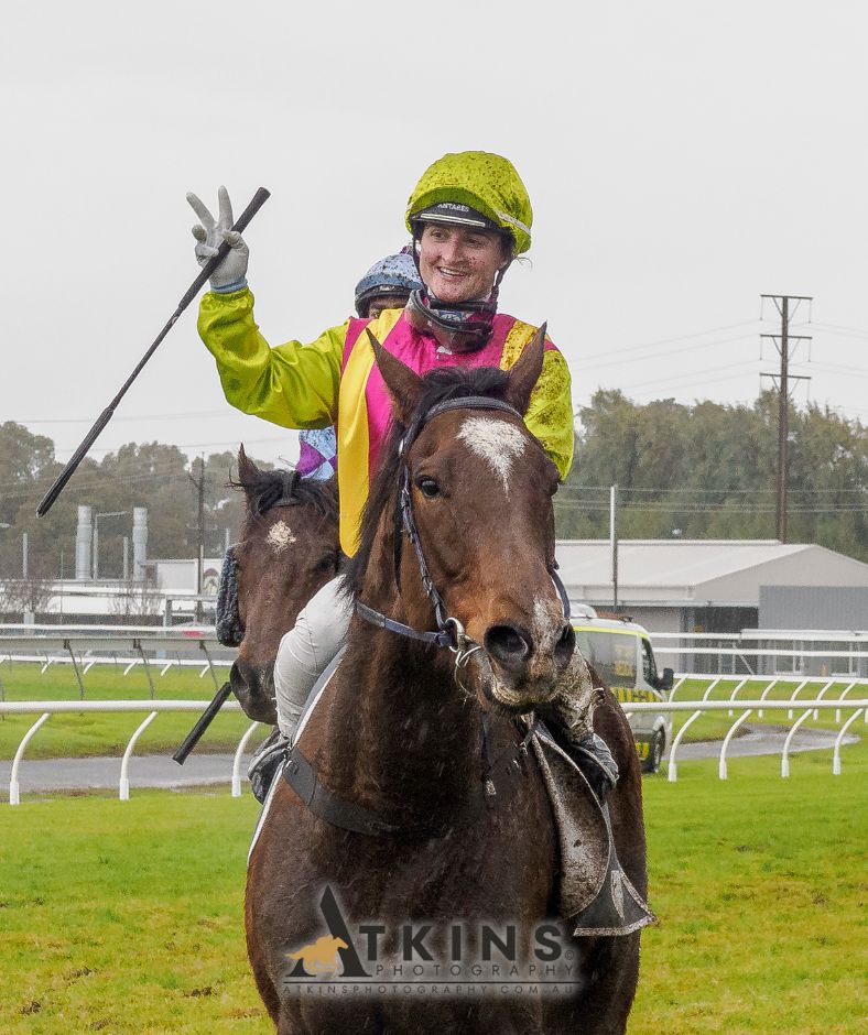terry_hann's tweet image. Rochelle Milnes won the Adelaide Galvanising Industries Handicap at Morphettville on the Darryl Dodson trained Big Sue.
Photos ~ AtkinsPhotography.com.au
Pre-race photos ~ AtkinsRacing.com.au
@RacingSA @SAJockeyClub @MilnesRochelle @pinknickerton @deanpet74