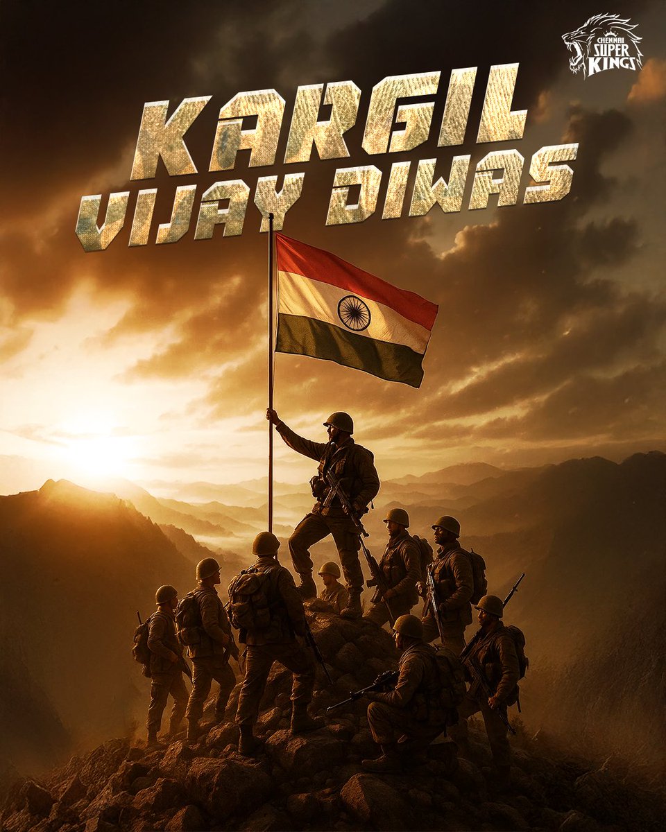 Aarzoo3007's tweet image. वो थे हमारे वीर – कारगिल के शूरवीर।
26 जुलाई – शौर्य, बलिदान और विजय का दिवस।
.
#KargilVijayDiwas #IndianArmy #ShauryaDiwas #JaiHind #HeroesOfKargil
हम किस्मती हैं कि आप हमारे भाई हैं
जो इस विजय के भागीदार और
साक्षी हैं @SoldierGdrs हमें गर्व है आपके साथ जुड़ने पर।
