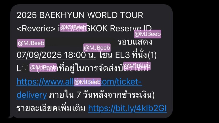 MJBeeb's tweet image. WTS ส่งต่อ/ปล่อย/ขาย original price
💜เสาร์ Essence คิว 3×× (6,950.-)
🩷อาทิตย์ EL3 แถว L (5,550.-)
นัดรับ จ่ายสดที่คอนน้องดรีมได้คั้บบ💕
มัดจำ/ผ่อน คุยกันได้ค่ะ
#ReverieBANGKOK #ReverieTour #Baekhyun #ตลาดนัดEXO