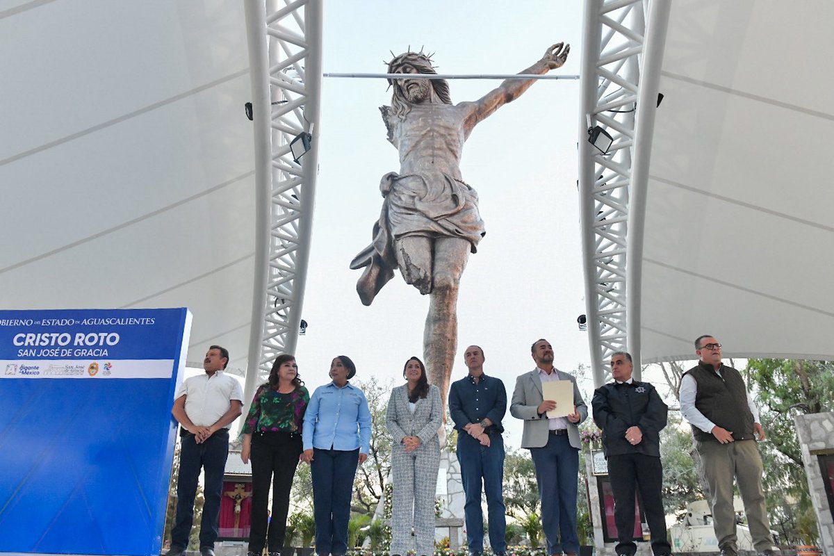 TereJimenezE's tweet image. ENTREGA DE VELARIA Y NUEVA ILUMINACIÓN EN EL CRISTO ROTO
Esta tarde hicimos entrega de las obras de mejora en el Santuario del Cristo Roto, en San José de Gracia. Con una inversión superior a los cinco millones de pesos, instalamos una nueva velaria, rehabilitamos el sistema de…