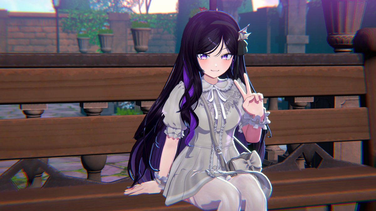 [문모모]  
🤍에겐녀 모모 🖤

- Avarta Edit
- Hair texturing 
- CFX  

#Warudo #Nilotoon #MagicaCloth 
#momo_art #VLYZ