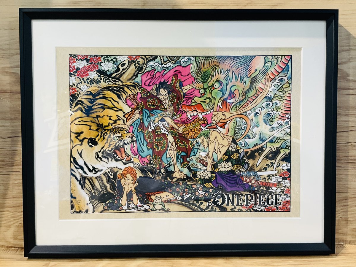 ワンピース　ONE PIECE 額装高精細　複製原画 ONE PIECE 麦わらストア池袋店 on X: 