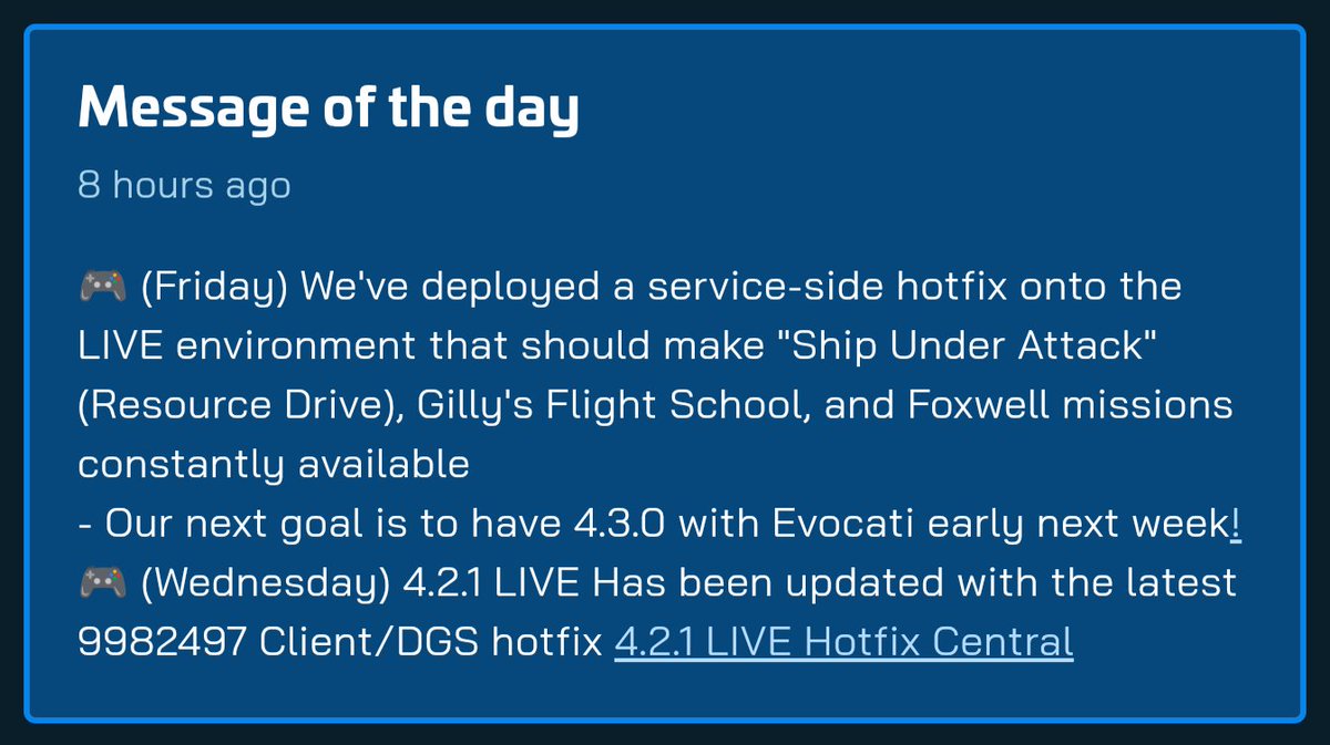 TheRubenSaurus's tweet image. Good morning citizens,
I see a message about a hotfix but not a single mention about anything cargo related?
Are they really just going to let us get screwed all weekend by the single layer elevator bullshit or any of the other issues?
#StarCitizen