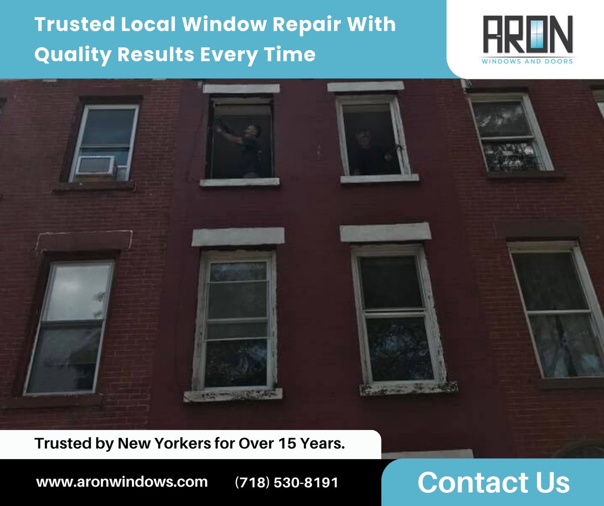 aronwindow's tweet image. Need fast and reliable window repair in NYC? Aron Windows &amp;amp; Doors Inc has over 15 years of trusted service.

📞 (718) 530-8191
📍 481 8th Ave Suite #627, New York, NY 10001
🔗 aronwindows.com/window-repair-…

#WindowRepair #homeimprovements #windowfix #WindowService #newyorkcity