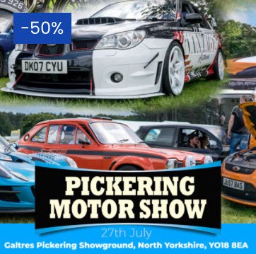 seaside1053's tweet image. Great HALF PRICE TIP from @seaside1053 - Pickering Motor Show on Sunday simplygreatdeals.co.uk/product/half-p…