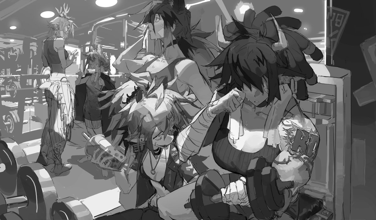 Sinnbunn1's tweet image. Guys in the gym