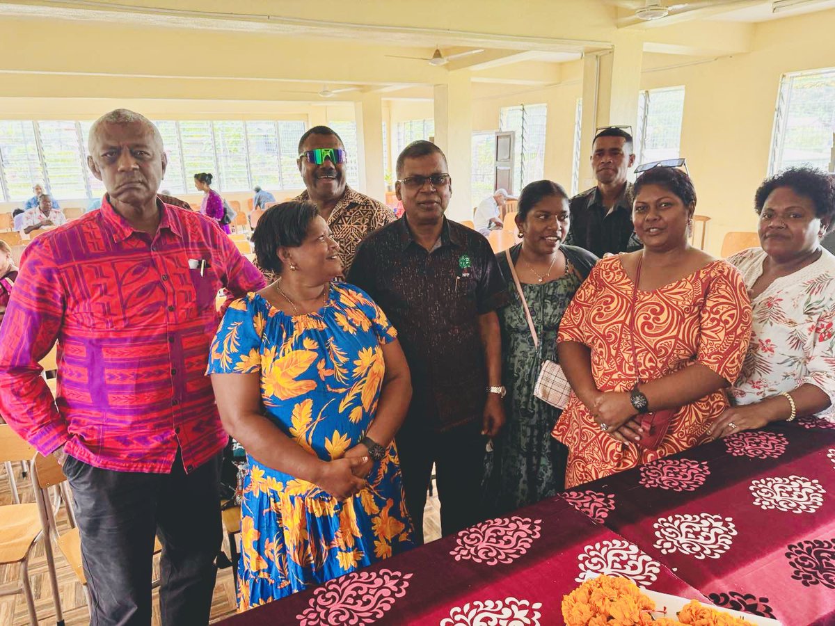bimanprasad's tweet image. Productive discussions with our National Federation Party Working Committee in Ba.
Grateful for the commitment of our members as we continue building a stronger, fairer Fiji together. 🇫🇯🌱
#TeamNFP #StrongerFiji #Ba