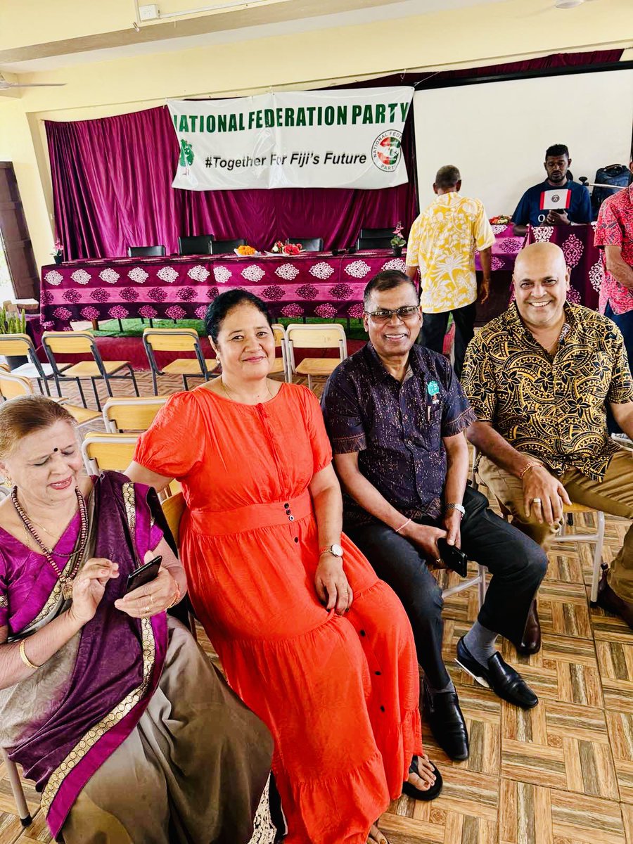 bimanprasad's tweet image. Productive discussions with our National Federation Party Working Committee in Ba.
Grateful for the commitment of our members as we continue building a stronger, fairer Fiji together. 🇫🇯🌱
#TeamNFP #StrongerFiji #Ba